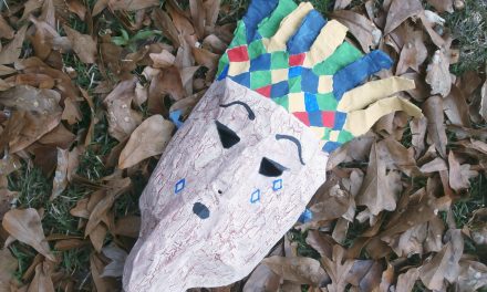 Paper Mache Halloween Story Masks