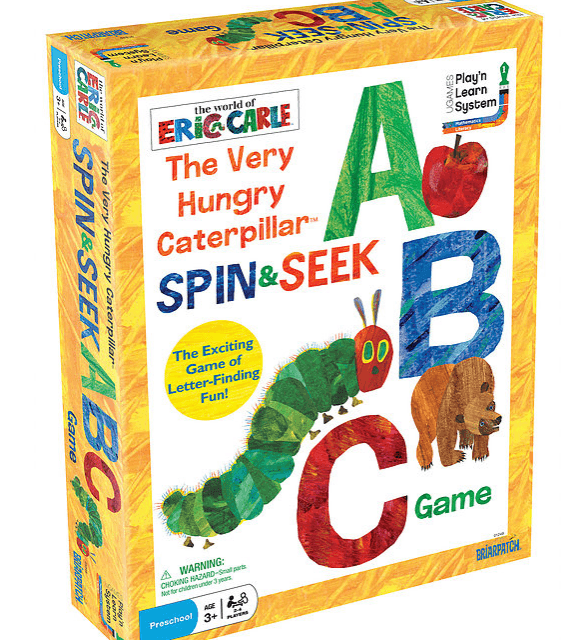 Random Stuff That Rocks: The Very Hungry Caterpillar Spin & Seek ABC Game
