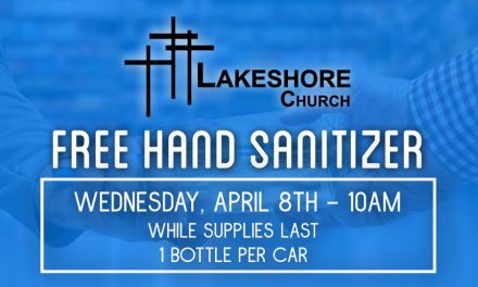 Free Hand Sanitizer While Supplies Last