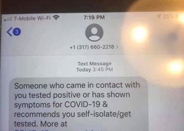 Police Department Warns Public to Not Click Links in Scam COVID-19 Text Messages