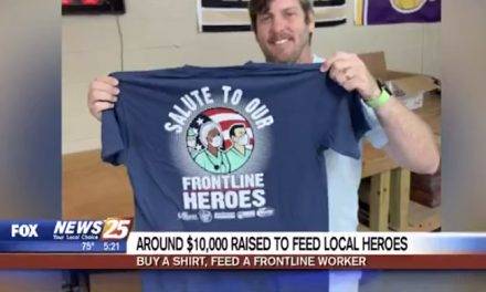T-Shirt Sales From Local Business Providing Meals for Health Care Workers