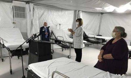 UMMC Deploys Mobile Field Hospital for COVID-19 Patients