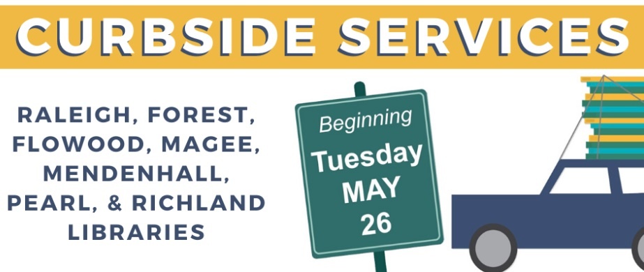 Curbside Service at Central Mississippi Regional Library System