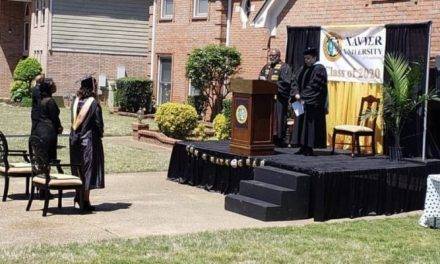 Father Builds Stage for Graduation Ceremony at Home