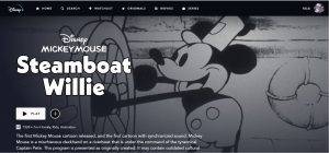 Steamboat Willie on Disney+