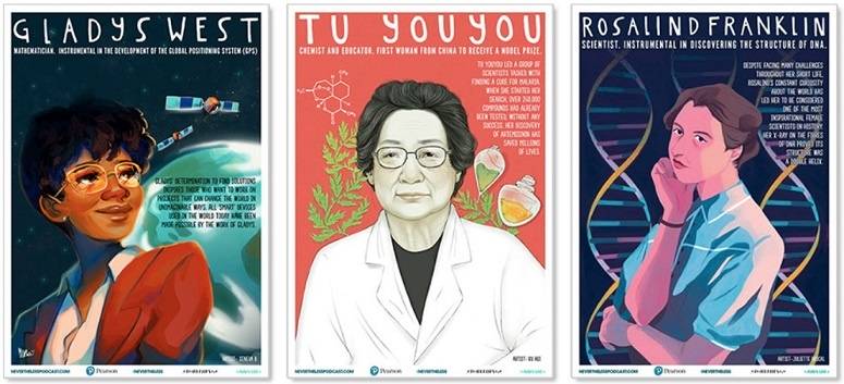 Printable Posters of Women in Science, Technology, and Math