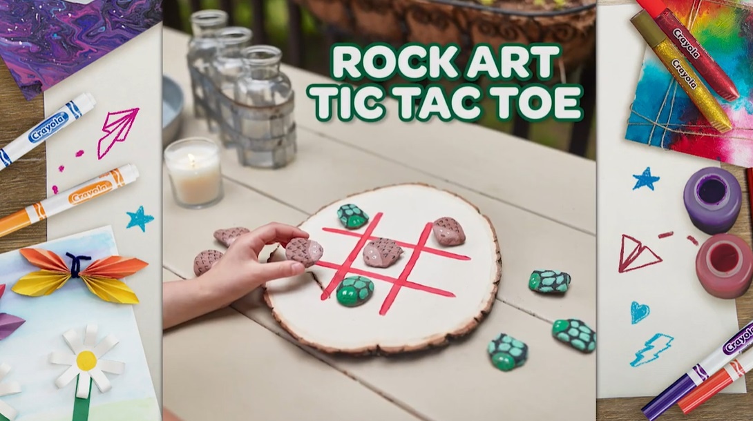 Make a Tic-Tac-Toe Set With Nature