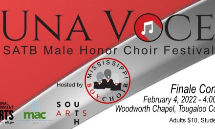 Mississippi Boychoir Announces UNA VOCE – SATB Male Honor Choir Festival – Finale Concert